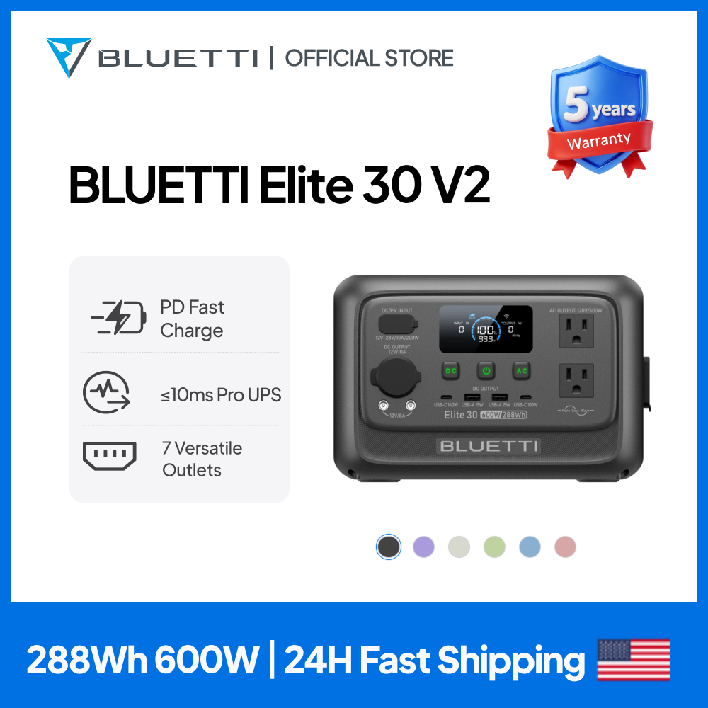 Usb Charger Dynamo - 【Обновленная модель】Портативная электростанция BLUETTI Elite 30