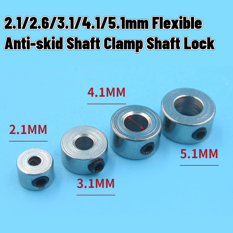 Cable Lock Flexible - 5 шт. металлический 2,1 мм/2,6 мм/3,1