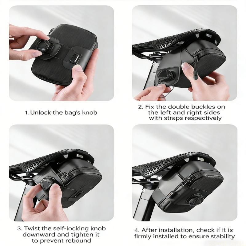 Saddle Bag Under Seat - U2JB Велосипедные седла Сумка Задние сумки