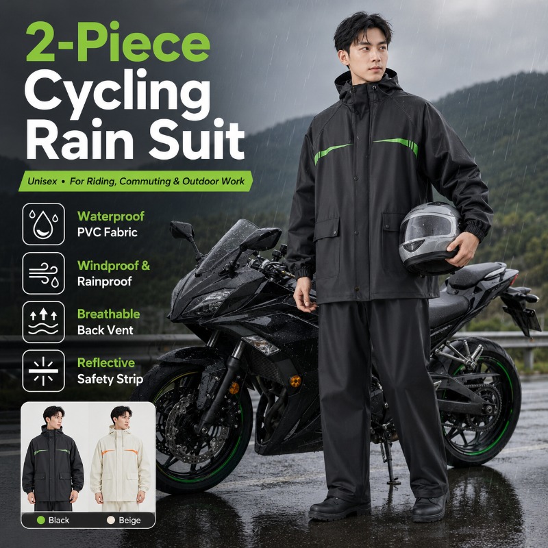 Cycling Commute Jacket - Универсальный водонепроницаемый велосипедный костюм из 2