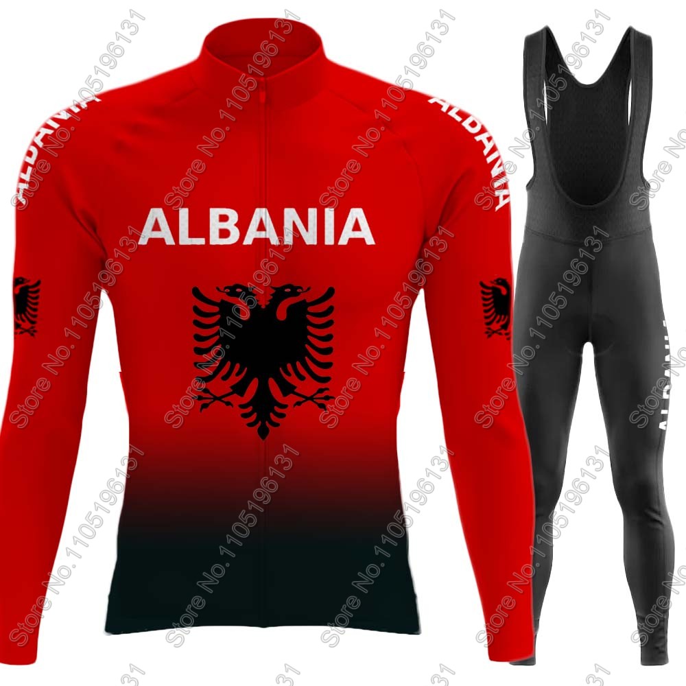 Cycling Commuter Clothing - Национальная сборная Албании 2026, комплект велосипедного
