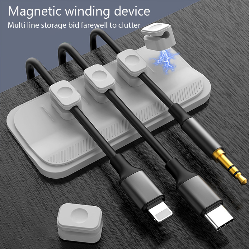 Магнитный органайзер для кабел – обзор и цена Cable Lock Flexible