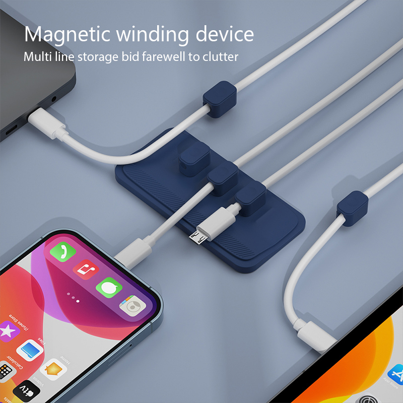 Магнитный органайзер для кабел – обзор и цена Cable Lock Flexible