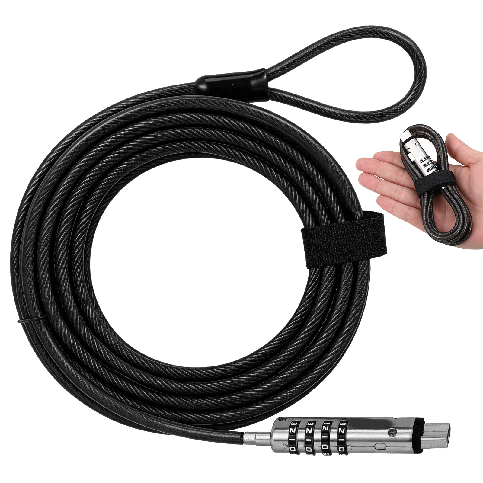 Ноутбук с цифровым паролем, ме – обзор и цена Cable Lock Flexible