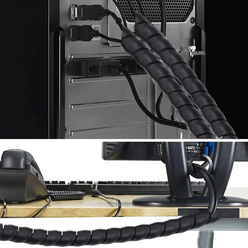 Спиральная защитная оплетка дл – обзор и цена Cable Lock Flexible