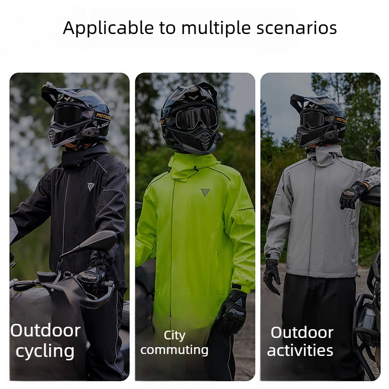 Мотоциклетный дождевой костюм: – обзор и цена Cycling Commute Jacket