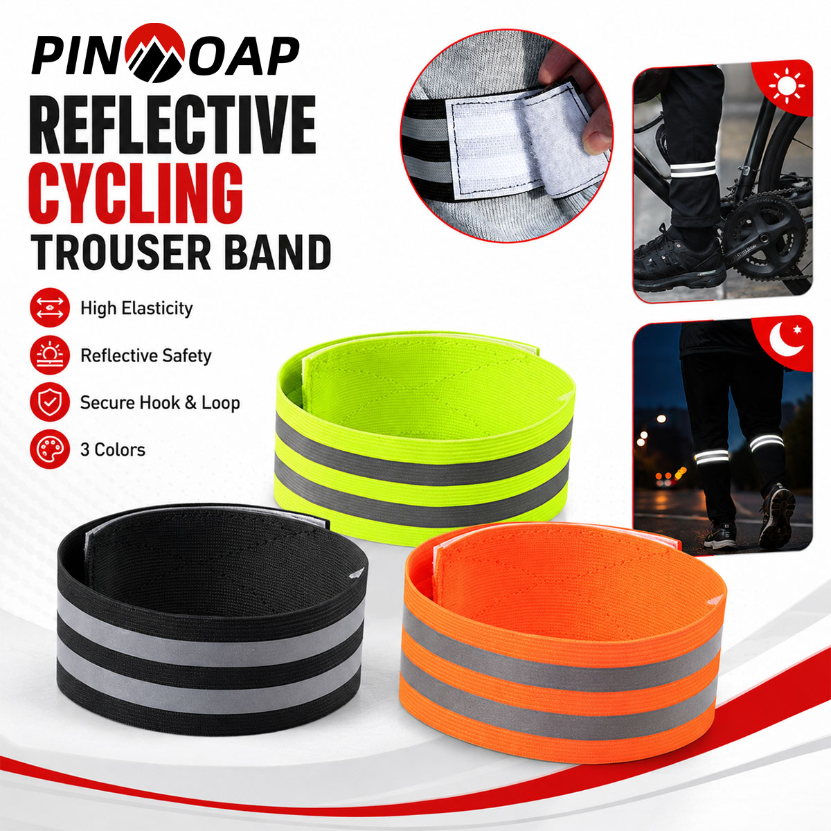 PINMOAP 1/2 шт. Ремешок для ве – обзор и цена Cycling Commute Gear
