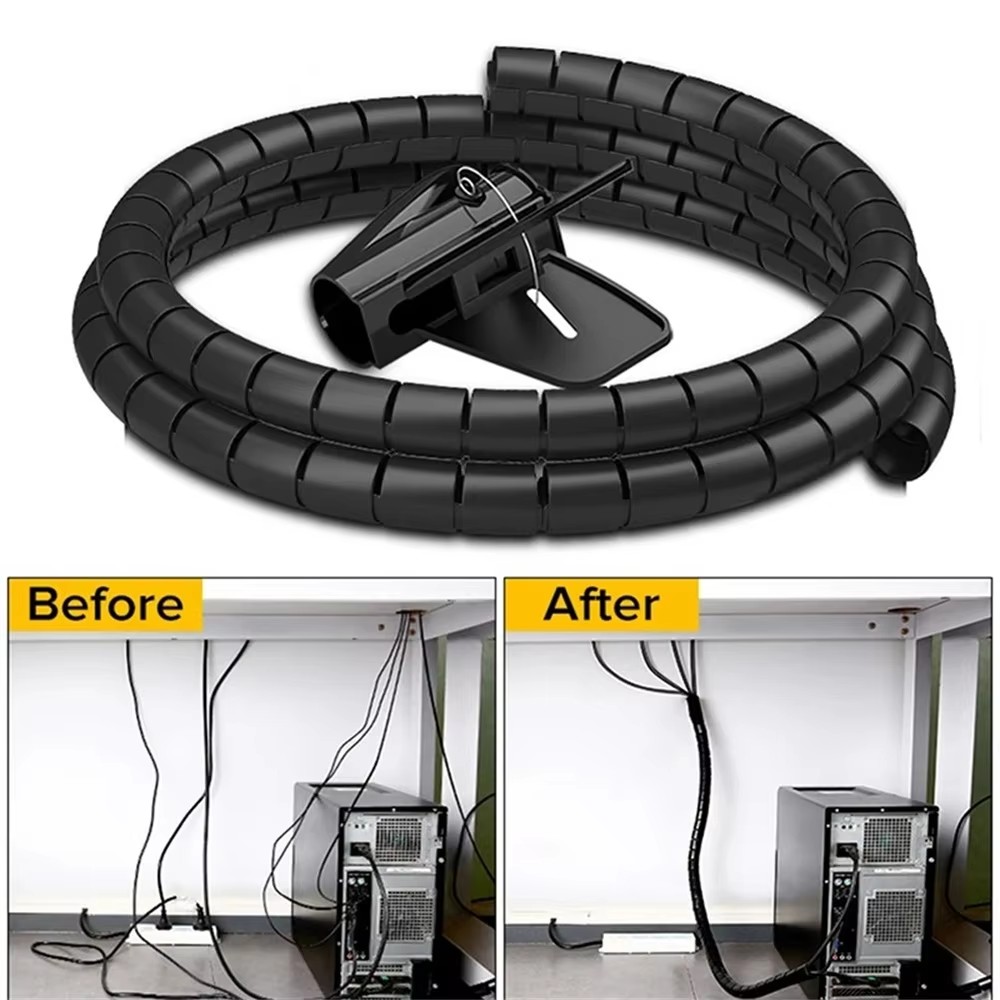 Гибкий спиральный органайзер д – обзор и цена Cable Lock Flexible