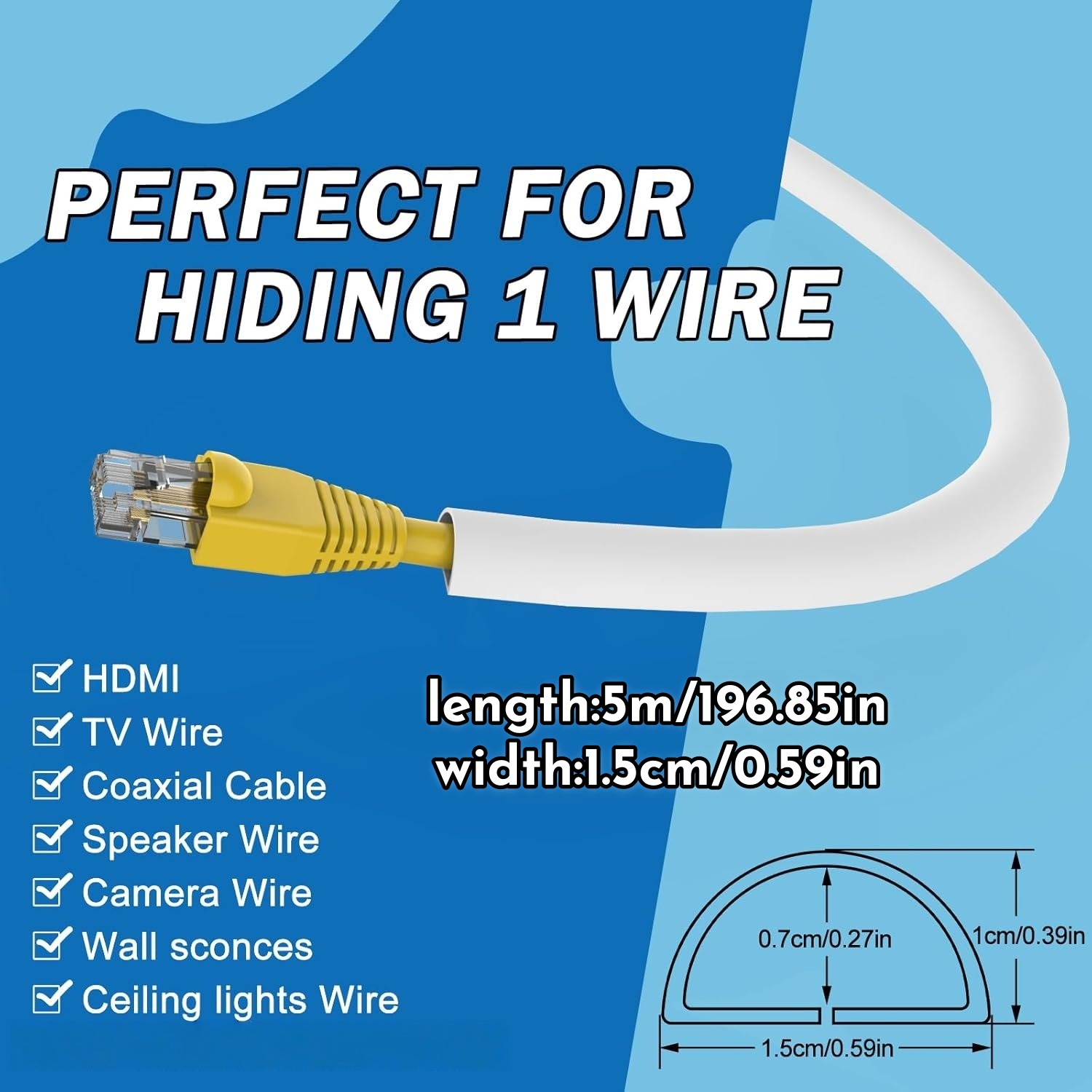 1 шт. 1/3/5 м Гибкий напольный – обзор и цена Cable Lock Flexible