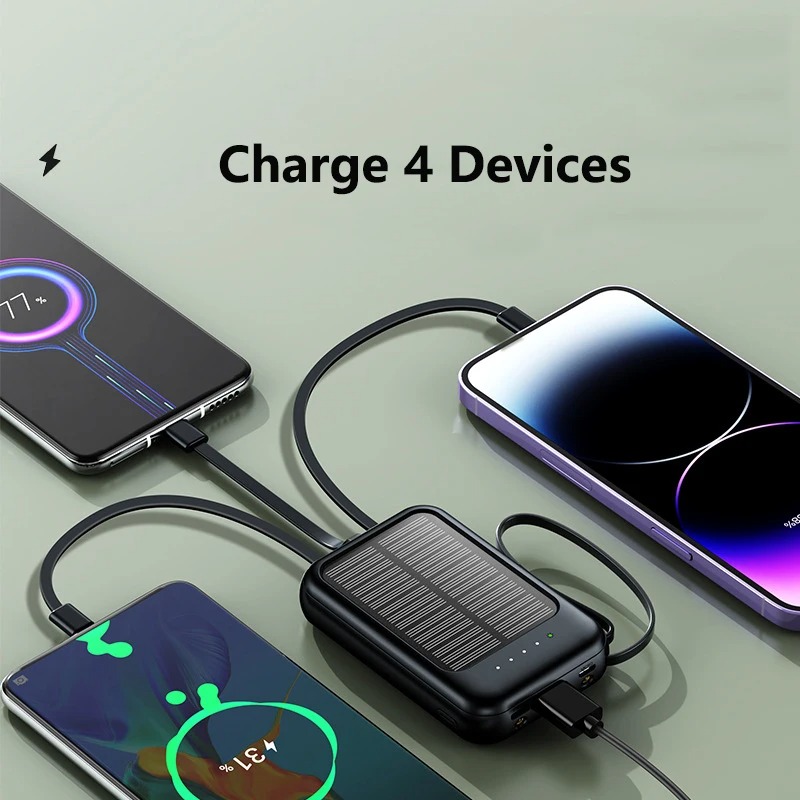 VIVO 50000 мАч Солнечная батар – обзор и цена Usb Charger Dynamo
